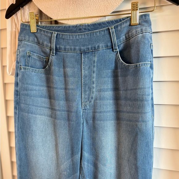 Halara Flex™ High Waisted Pockets Straight Leg Washed Casual Jeans Sz Small Tall - Picture 11 of 15